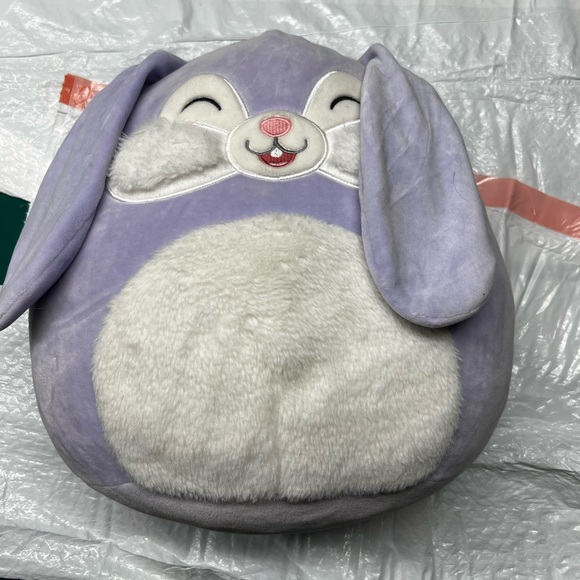 Squishmallows KellyToy Easter Bunny purple - Picture 2 of 3